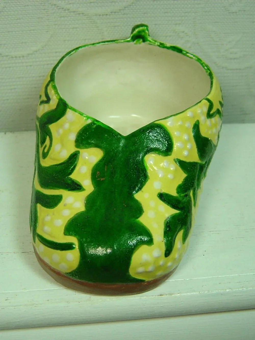 Handmade vintage yellow